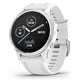 Garmin fenix 6s – GPS-Multisport-Smartwatch mit 1,2 Zoll Display, vorinstallierten Sport-Apps, Garmin Music, Garmin Pay und Smart Notifications. Wasserdicht bis 10 ATM und bis zu 9 Tage Akkulaufzeit