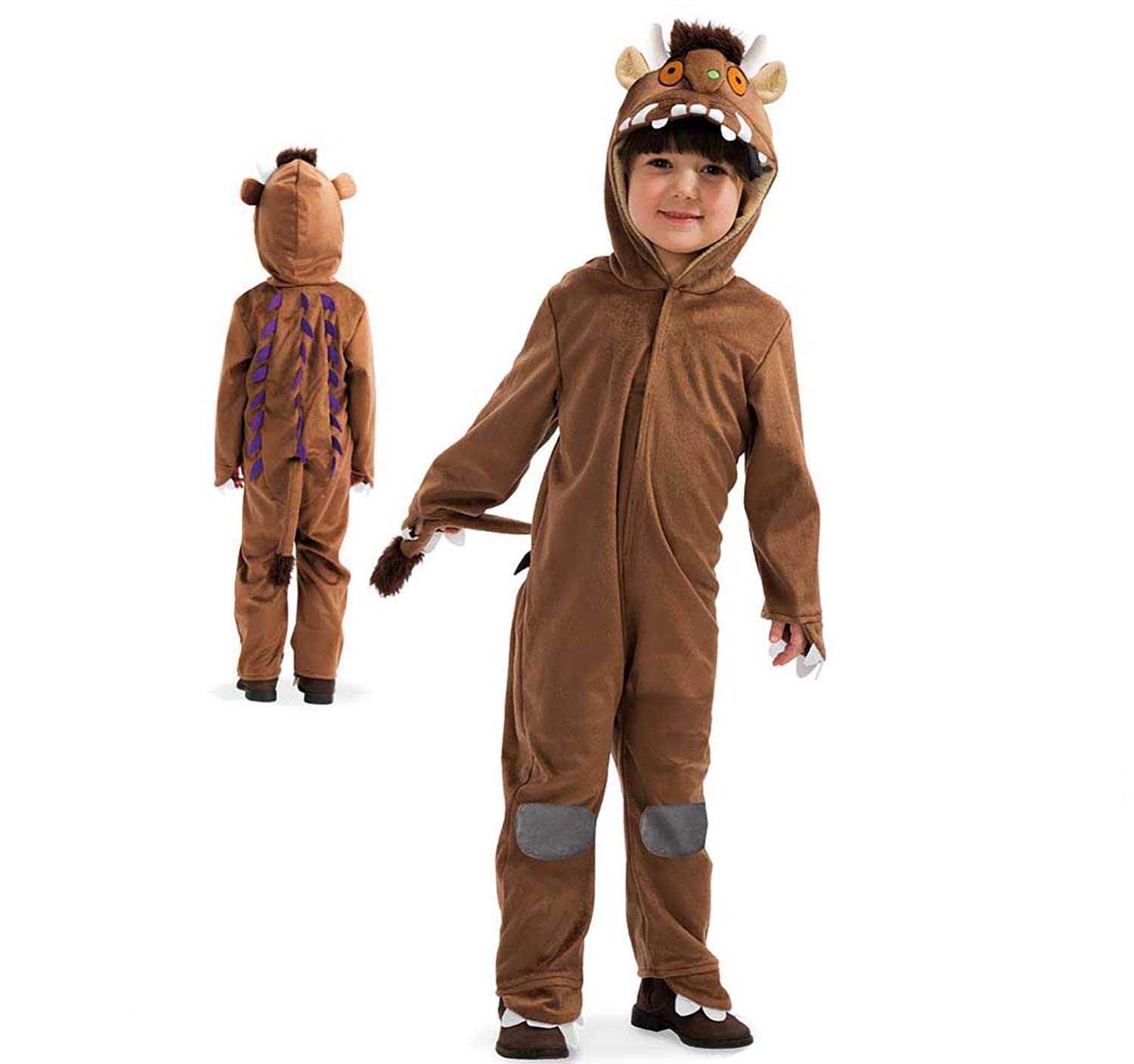 Krause & Sohn Grüffelo Kostüm für Kinder Unisex Fasching Karneval (128)