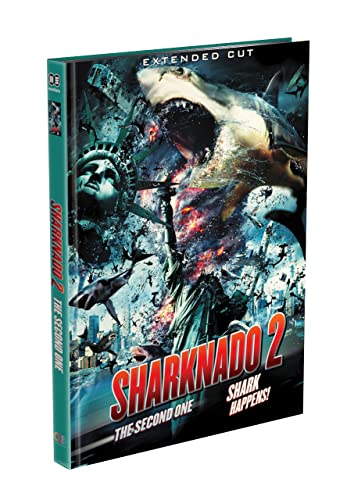 SHARKNADO 2 - The Second One – Extended Cut - 2-Disc Mediabook Cover A (DVD + Blu-ray) Limited 999 Edition