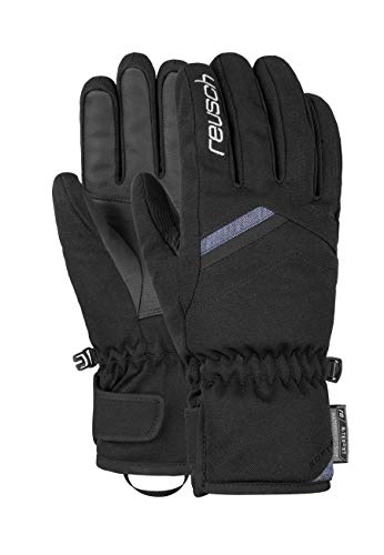 Reusch Damen Coral R-TEX XT Handschuh, Black/Denim Blue, 6.5