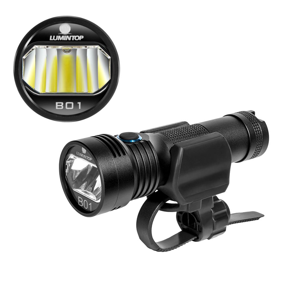 Lumintop B01 850LM 210m USB Wiederaufladbares Fahrradlicht Blendfreier Fahrradscheinwerfer 21700 18650 Taschenlampe Auße