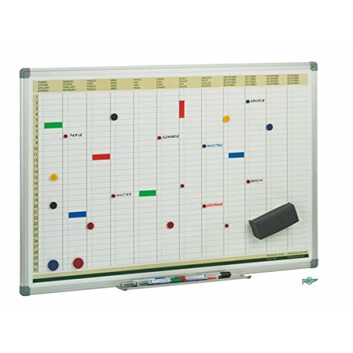 FAIBO 60 x 90 cm magnetisch Tafel für Jahr Planung
