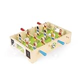 Janod - Champions Mini Wooden Table Football - For children from the Age of 3, J02070, Multicolored