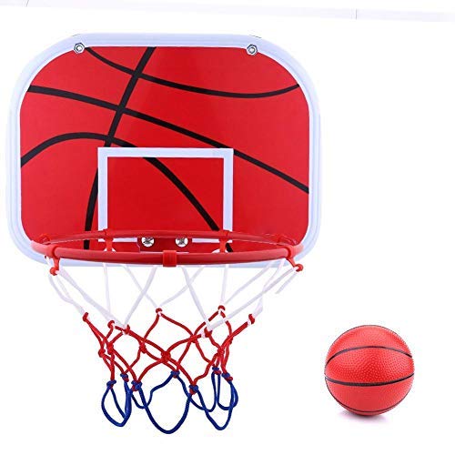 VGEBY Mini Basketballkorb Kinder Basketball Sport Outdoor Indoor Spielzeug mit Ball und Pumpe für Zimmer Büro Schlafzimmer Zubehör Für Verformungsmodelle