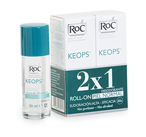 RoC Keops Deodorant Roll-On, 30 ml (x2)