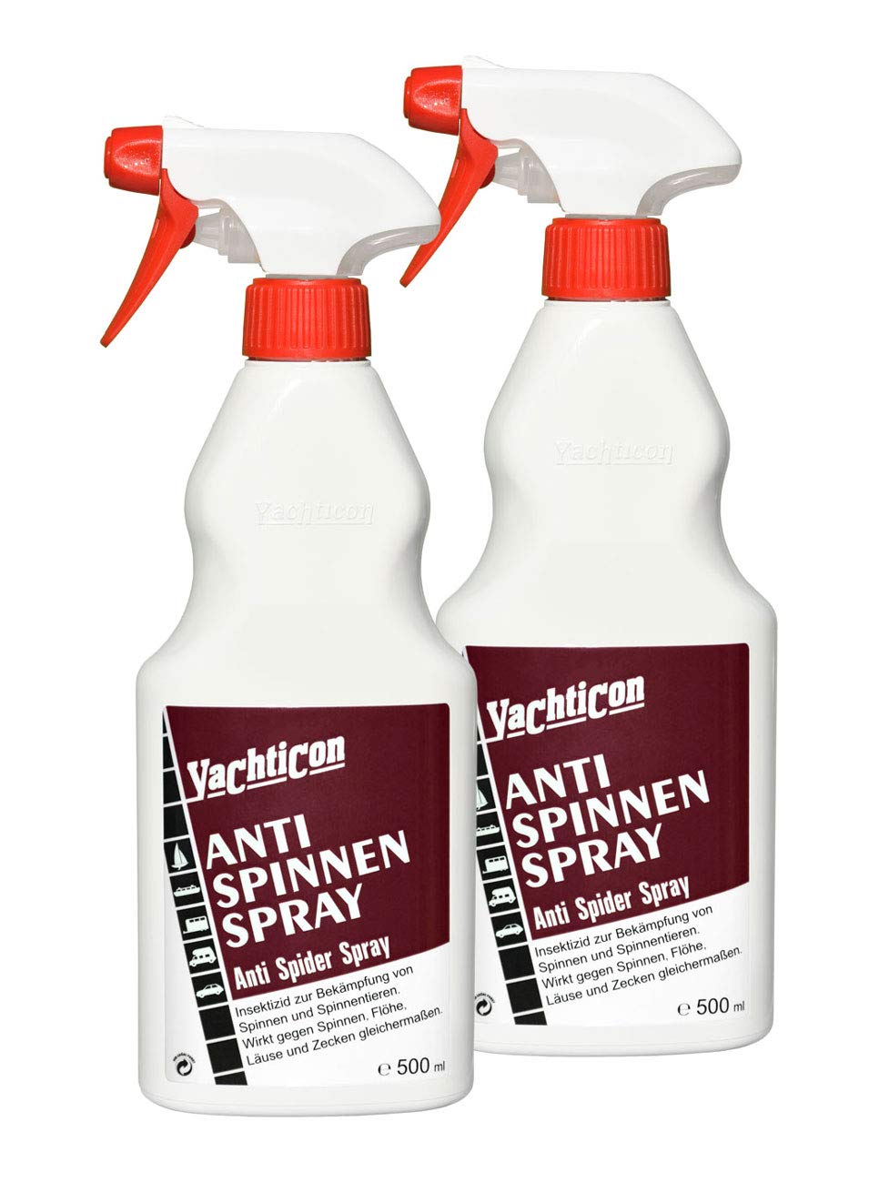 YACHTICON Anti Spinnen Spray, Volumen:1 Liter