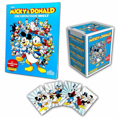 Panini Micky & Donald - eine fantastische Welt - Box-Bundle - Sammelsticker zum Sammeln und Tauschen