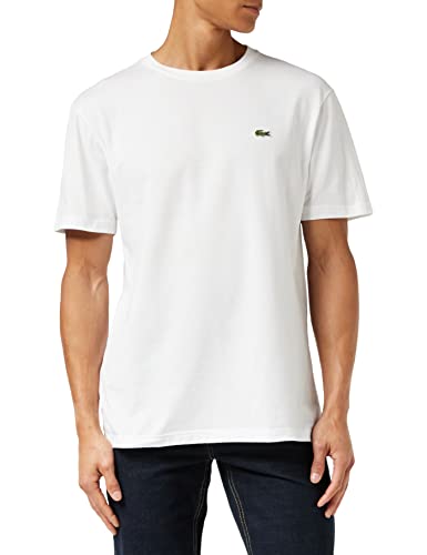 Lacoste Sport Herren Th7618 T-Shirt, Weiß (Blanc), Large (Herstellergröße: 5)