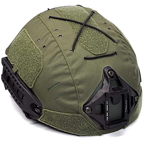 AQzxdc Airframe (AF) Airsoft Helm Cover, mit Elastischen Befestigungsgurten, 700D Nylon Wasserdichtes Material, Nur für Airframe Kampfhelme,Grün