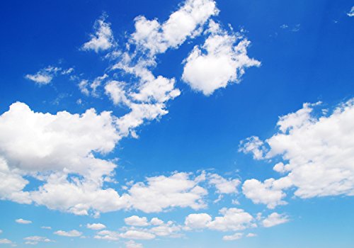 wandmotiv24 Fototapete Himmel mit Wolken M 250 x 175 cm - 5 Teile Fototapeten, Wandbild, Motivtapeten, Vlies-Tapeten Natur M0271