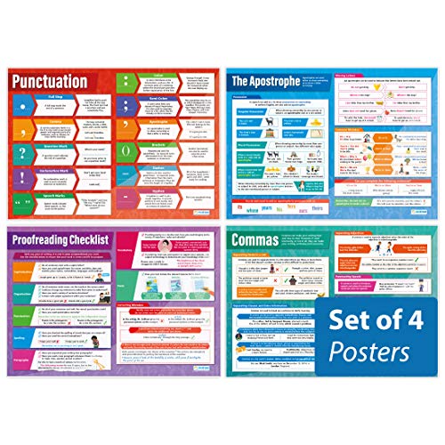 Daydream Education Poster-Set, glänzendes Papier, 850 mm x 594 mm (A1), 4 Stück