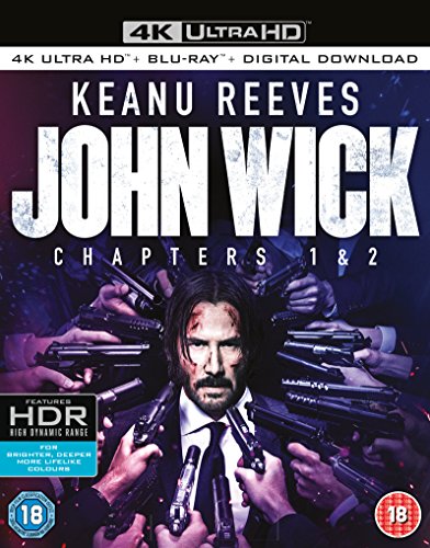 John Wick 1 & 2 (4 Blu-Ray) [Edizione: Regno Unito] [Import italien]