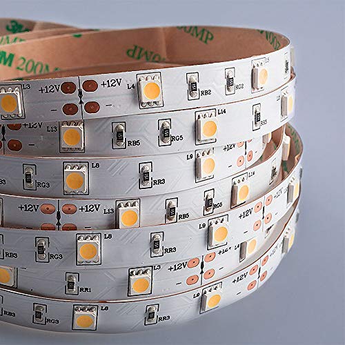 Mextronic LED Streifen LED Band LED Strip 5050 Warmweiß (2700K) 36W 500CM 12V IP20