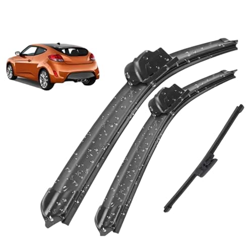 Scheibenwischer für Hyundai Veloster MK1 2012-2018,Auto Scheibenwischer Frontscheibe Scheibenwischerblätter Vorne Und Hinten Set