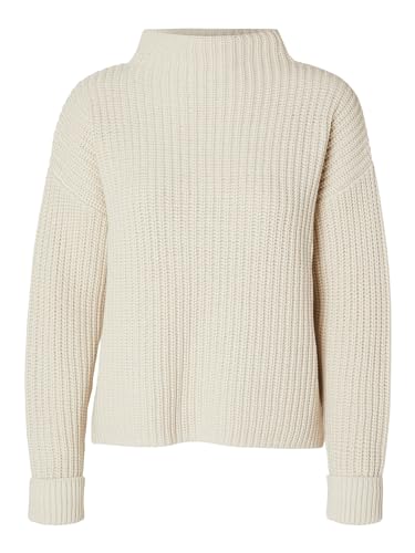 Selected Femme Pullover Selma Ls Knit Pullover B Beige