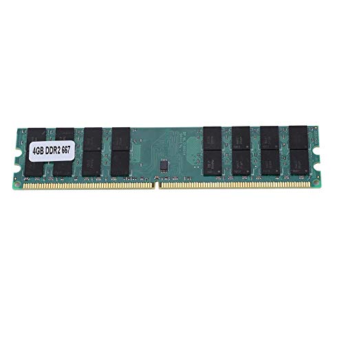 Yunir DDR2 4 GB Speicher mit großer Kapazität RAM 240PIN PC2-5300 667 MHz Hochfrequenzspeichermodul für Desktop-Computer
