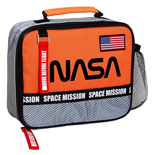 NASA-Lunchtasche für Jungen, isolierte Lunchbox, Astronauten-Schulkühltasche