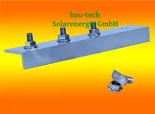20 Stück Profil Verbinder ALU Solar Photovoltaik PV Montage, Aluprofil von bau-tech Solarenergie GmbH