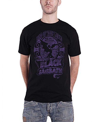 Black Sabbath T Shirt Lord of This World Demon Band Logo offiziell Herren Nue