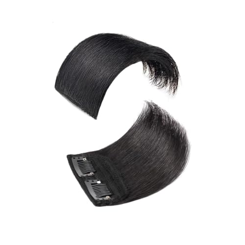 Bequem 2 Stück Damen-Top-Haarpflaster, flauschiges und haarverstärkendes Pad, 10 cm/3,9 Zoll, natürliches Schwarz/Dunkelbraun/Hellbraun Atmungsaktiv