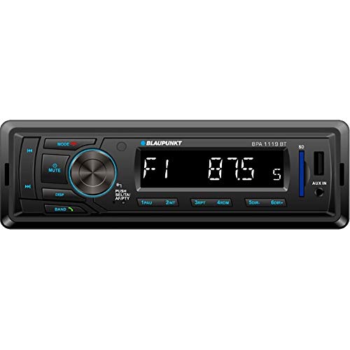 BLAUPUNKT BPA1119BT Autoradio Farbe schwarz, 1 DIN, Bluetooth, USB