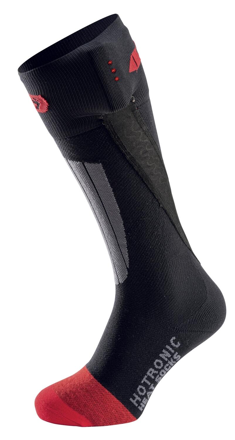 Hotronic Heat Socks Classic Comfort (Gr&ouml;&szlig;e: 42.0 - 44.0, anthrazit/rot, 1 Paar)