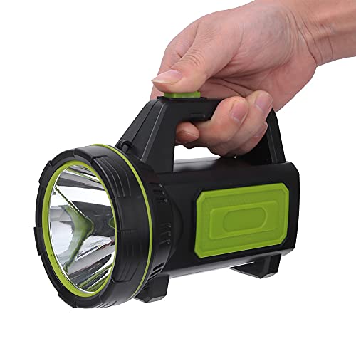 Laterne Taschenlampe Suchscheinwerfer, 5W Wiederaufladbare Camping Laterne Taschenlampe LED Suchscheinwerfer Handlampe Tragbarer Suchscheinwerfer Notfall Taschenlampe mit Vertiefung(Mit Standlicht)