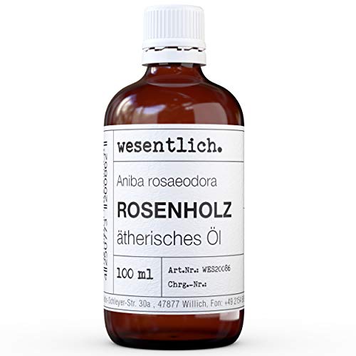 Rosenholzöl - reines ätherisches Öl von wesentlich. - 100% naturrein aus der Glasflasche (100ml)