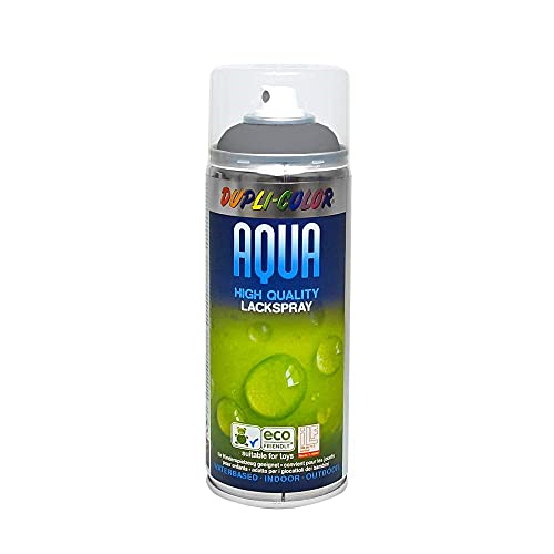 DUPLI-COLOR 373893 Aqua Lack Dunkelgrauseidenmatt, 350 ml