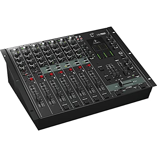 Behringer Pro Mixer DX2000USB 7-Kanal DJ Mixer mit optischem Infinium Crossfader und integriertem USB/Audio Interface