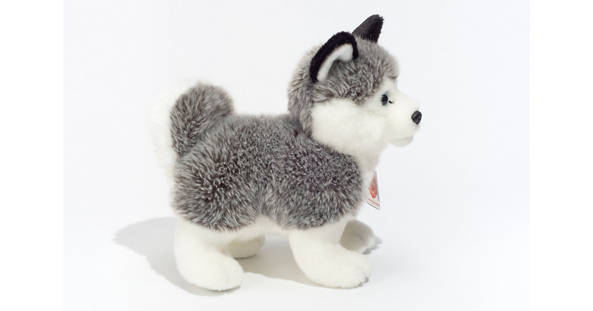 Husky stehend 23 cm grau/weiß 2