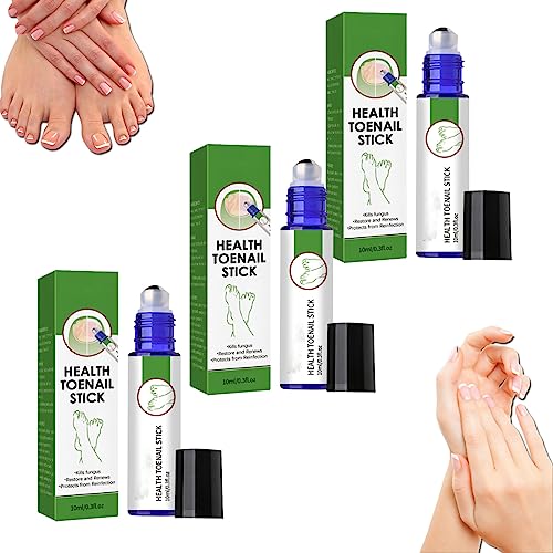 GFOUK 5 Days Nail Growth and Hardening Repair Roller, Nail Repair Essence Roller, South Moon Nail Care Roller Balls, Nail Care Roller Balls, Roller Ball Massage to moisturize Nails (3pcs)