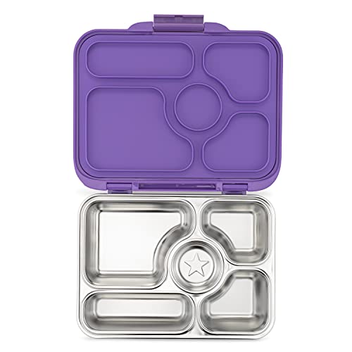 Yumbox Presto Lunchbox aus Edelstahl, auslaufsicher, Remy-Lavendel-Lila