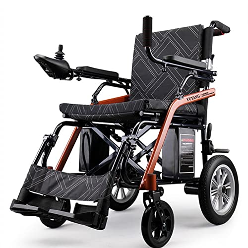 Elektrischer Rollstuhl, ultraleicht, elektrischer Lithium-Akku-Scooter, faltbar, bequem und bequem für ältere und behinderte Menschen, 10 Ah