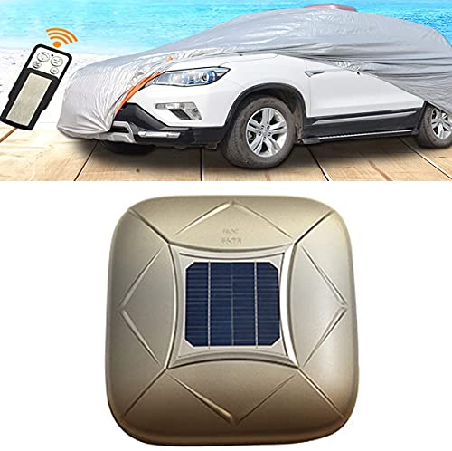 QiHhhh Autoabdeckung mit Solarpanel, automatische Autoabdeckung mit Fernbedienung, UV-Schutz bei Regensonne, Universal Fit für Limousine