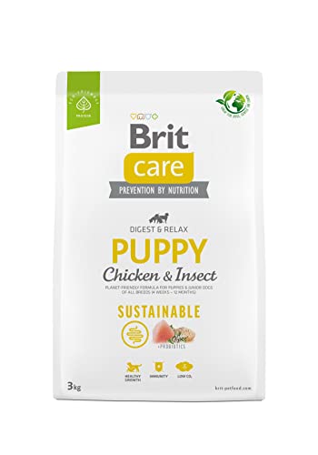 Brit Care Dog Sustainable Puppy Chicken & Insect - dry dog food - 3 kg