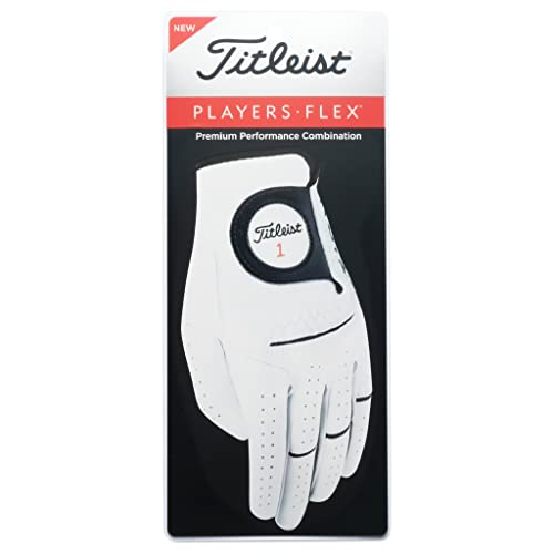 Titleist Players Flex Handschuh, Weiß, XL