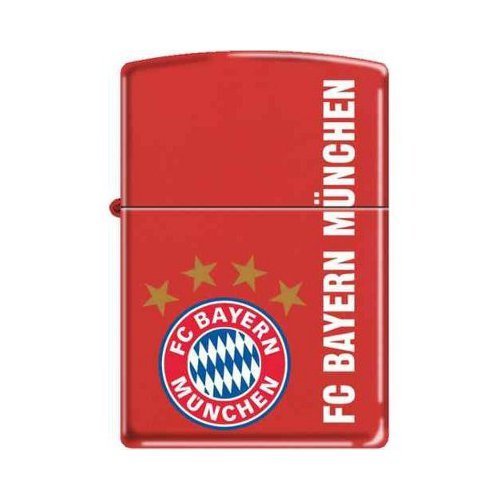 Zippo Feuerzeug FC Bayern München red matte