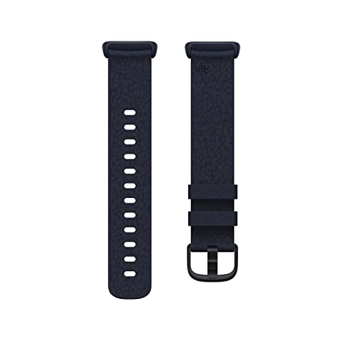Fitbit Unisex-Adult Charge 5,Vegan Leather Band,Indigo,Small Activity Tracker Accessory