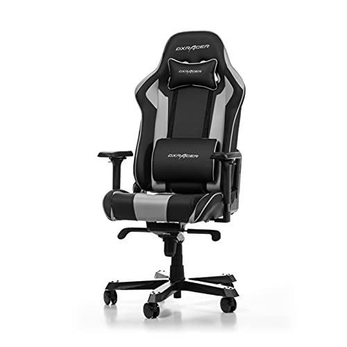 DXRacer (das Orginal King K99 Gaming Stuhl, Kunstleder, Schwarz-grau, 200 cm