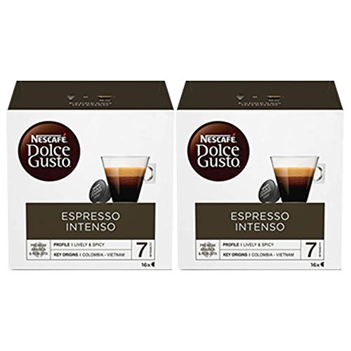 Dolce Gusto Intenso Espresso Nescafé 16 pro Packung (Paket von 2)
