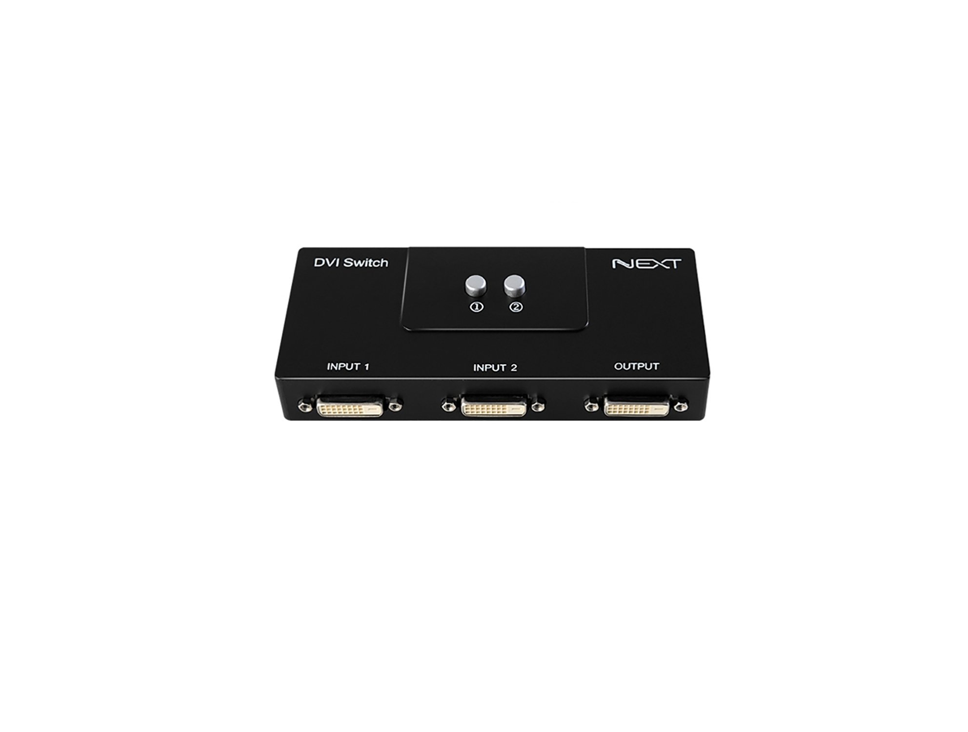 DVI Manueller 2 Port Switcher Selector Schalter Box Monitor Single-Mode 1920 x 1080 2: 1