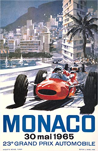 MZCYL Puzzle 1000 Teile Grand Prix Monaco 1965 Mai Rennwagen Für Teens Kinderhirn Erwachsene Geschicklichkeitsspiel M445ZY