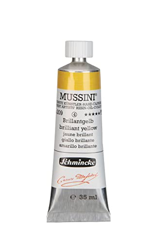 Schmincke – MUSSINI® - feinste Künstler-Harz-Ölfarben, Brillantgelb - 35 ml