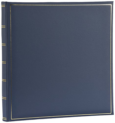 Henzo 1019807 Champagne Fotoalbum, Andere, blau, 35 x 35 x 5 cm