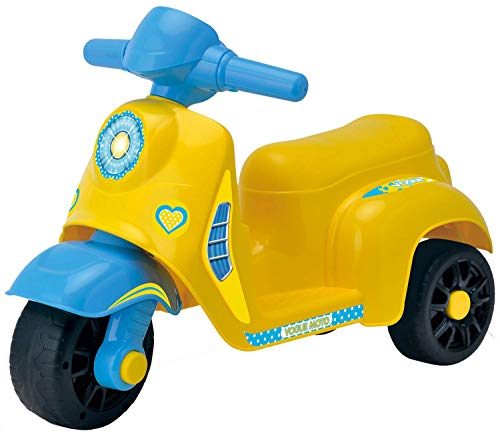 Luna Rutscher Motorroller Roller Kinder Rutschfahrzeug Gelb