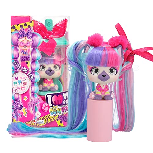 VIP PETS Bow Power Natty S6 | Puppe zum Sammeln im angesagten Urban-Look, mit langen Haaren zum stylen und dekorieren - Spielzeug und Geschenk für Mädchen und Jungen ab 3 Jahren