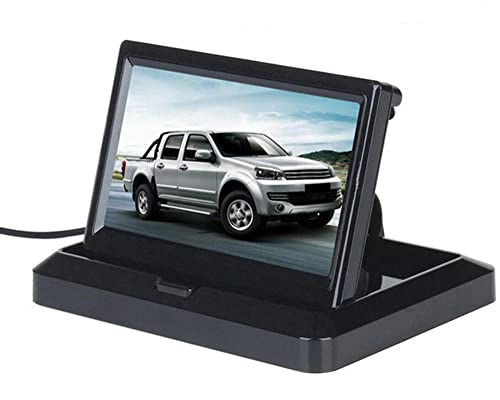BW 5.0 "Faltbarer Digital HD 800 * 480 TFT LCD Auto-hintere Ansicht-Unterstützungsüberwachung für Auto-Rückfahrkamera, Auto Rearview Camara, CCTV-Kamera DVD