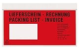 MM 16142 - Lieferscheinversandtaschen - Rechnung mehrsprachig/Packing list-invoice, 230 x 115 mm, 1.000 Stück, 4.0 kg