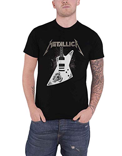 Metallica Papa Het Guitar Männer T-Shirt schwarz XXL 100% Baumwolle Band-Merch, Bands